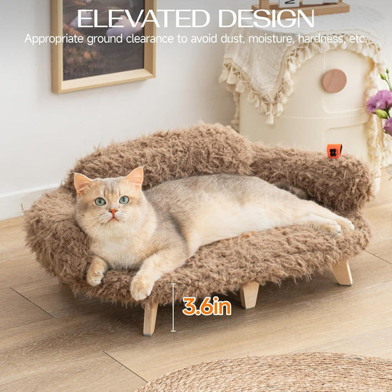 MEWOOFUN Elevated Cat Bed